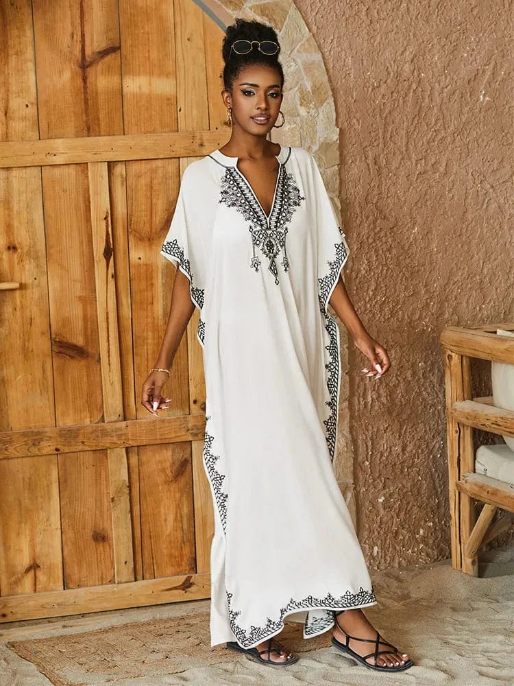 Beach White Kaftan