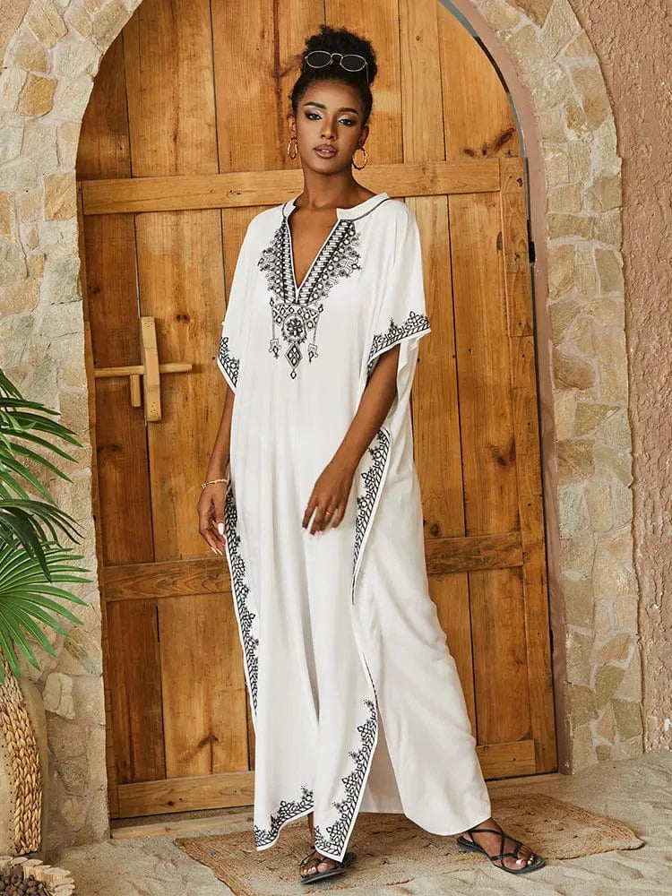 Beach White Kaftan