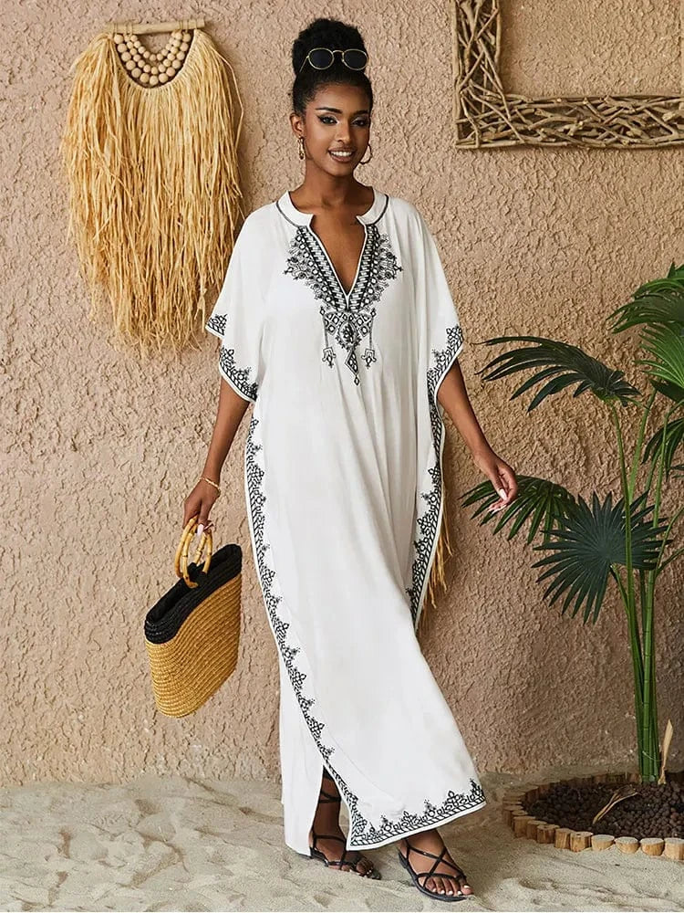 Beach White Kaftan