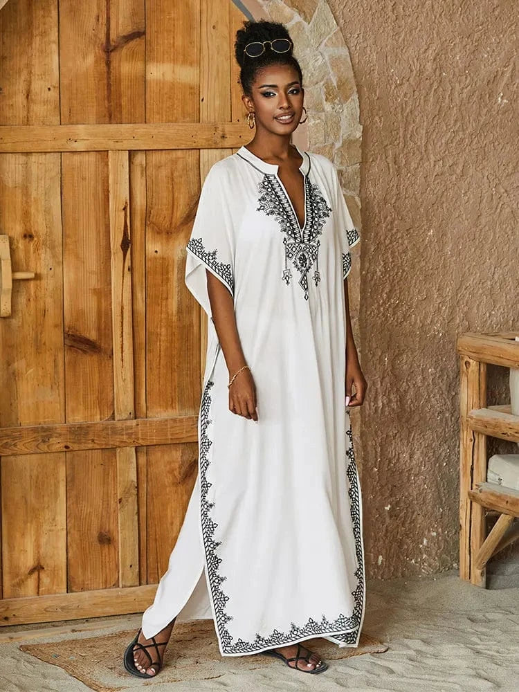 Beach White Kaftan