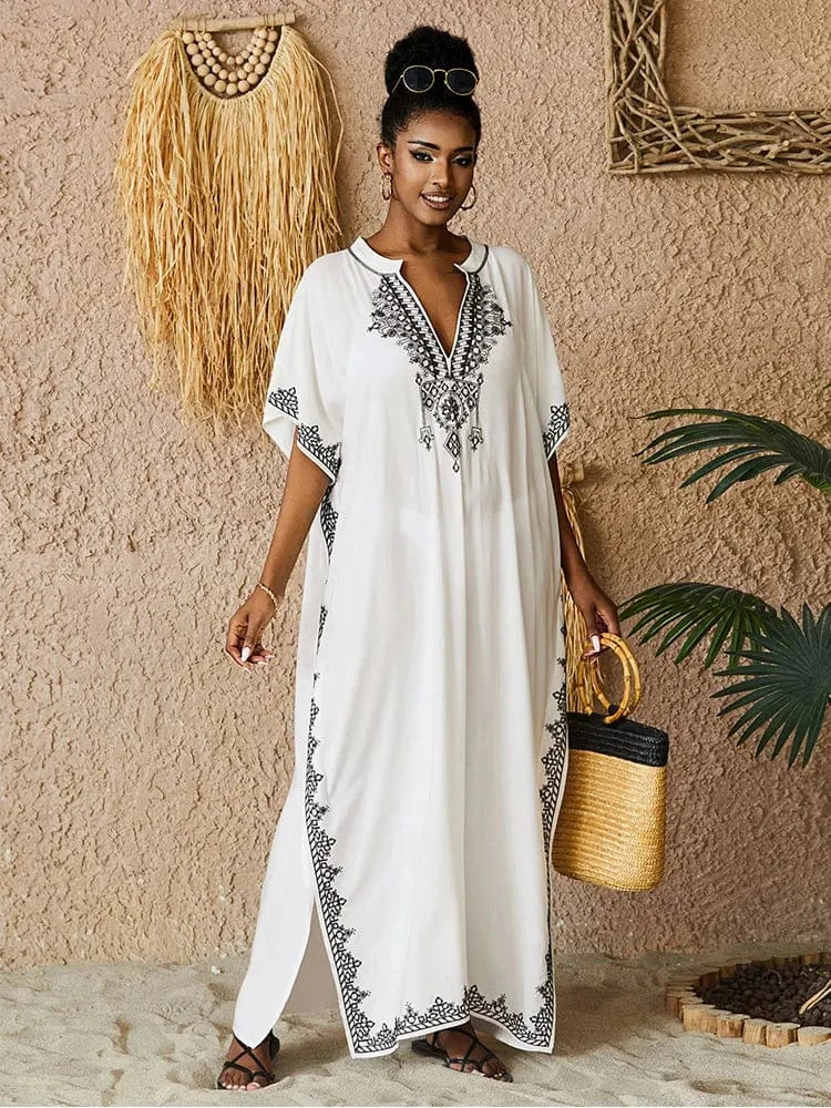 Beach White Kaftan