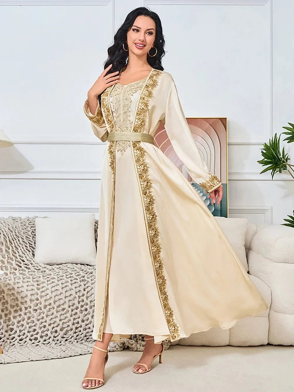 Cream Kaftan
