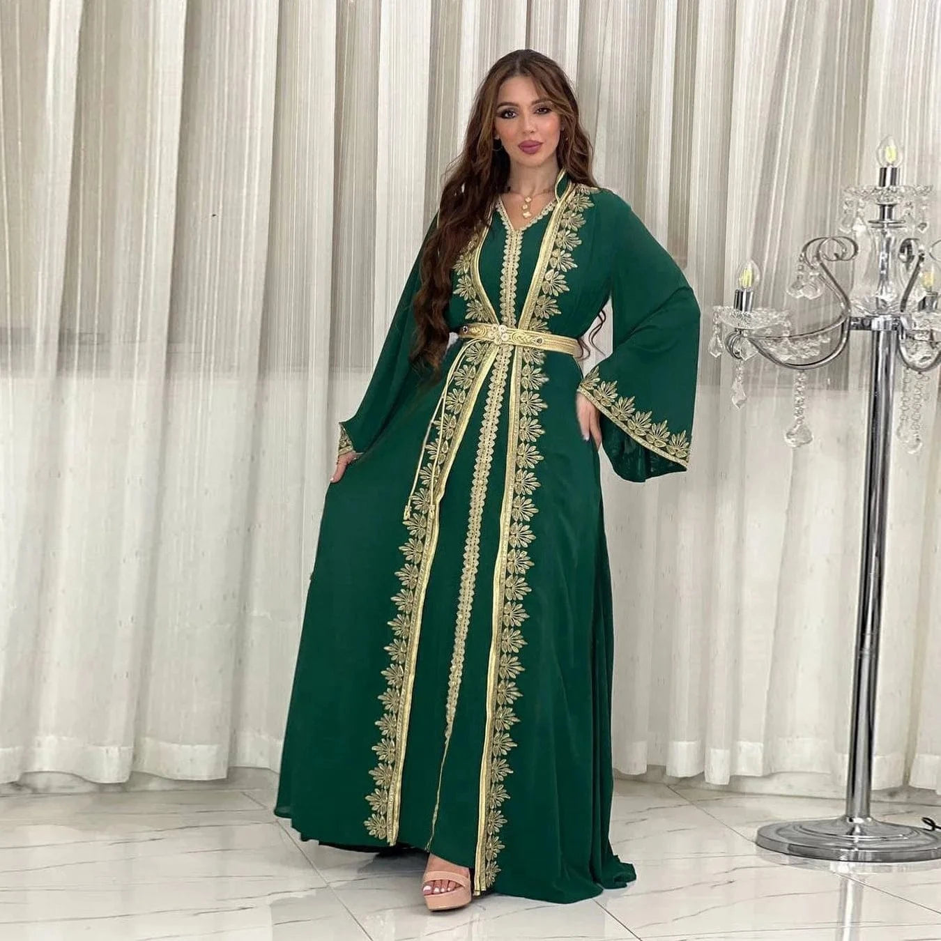 Emerald Green Kaftan