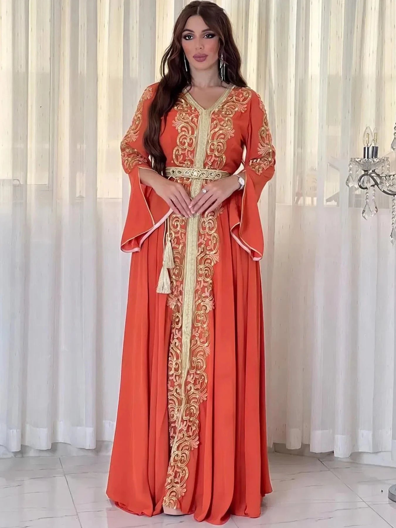 Kaftan Evening Dress