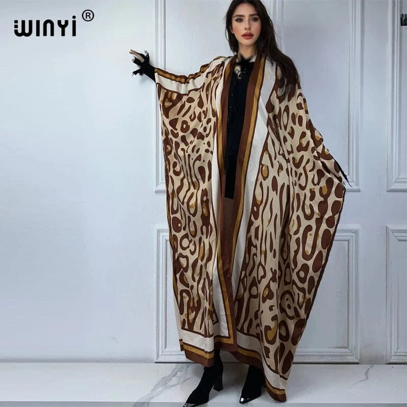 Leopard Print Kaftan