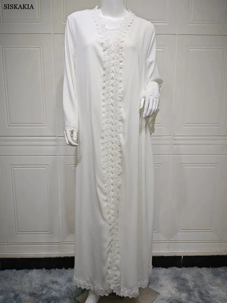 Long Kaftan White