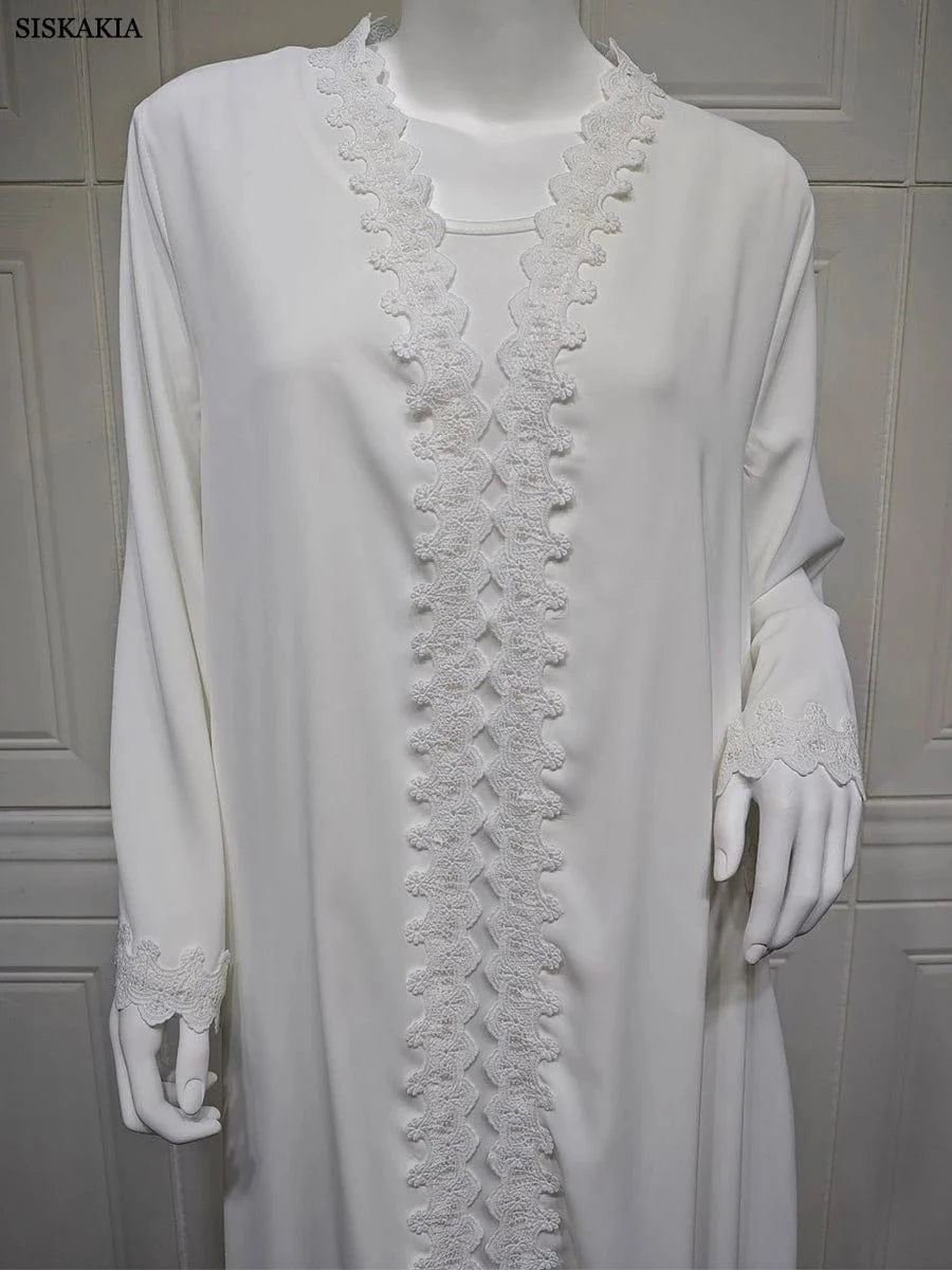 Long Kaftan White