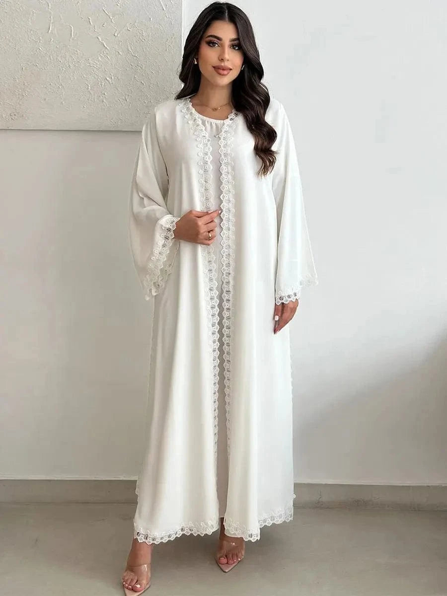 Long Kaftan White