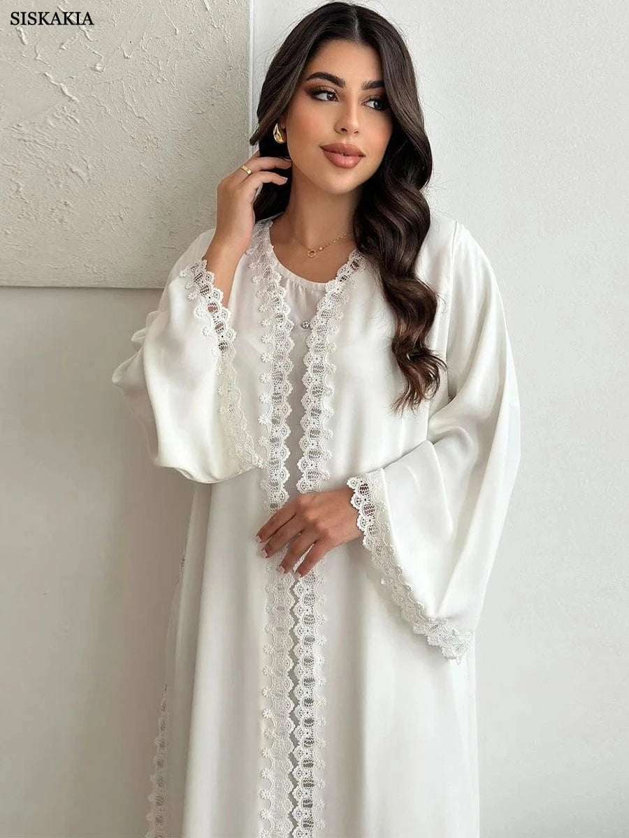 Long Kaftan White