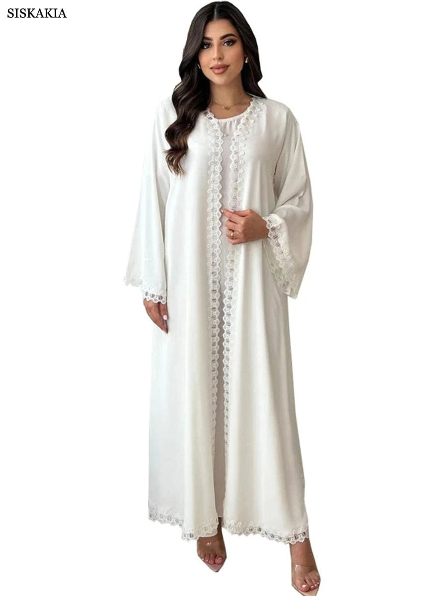 Long Kaftan White