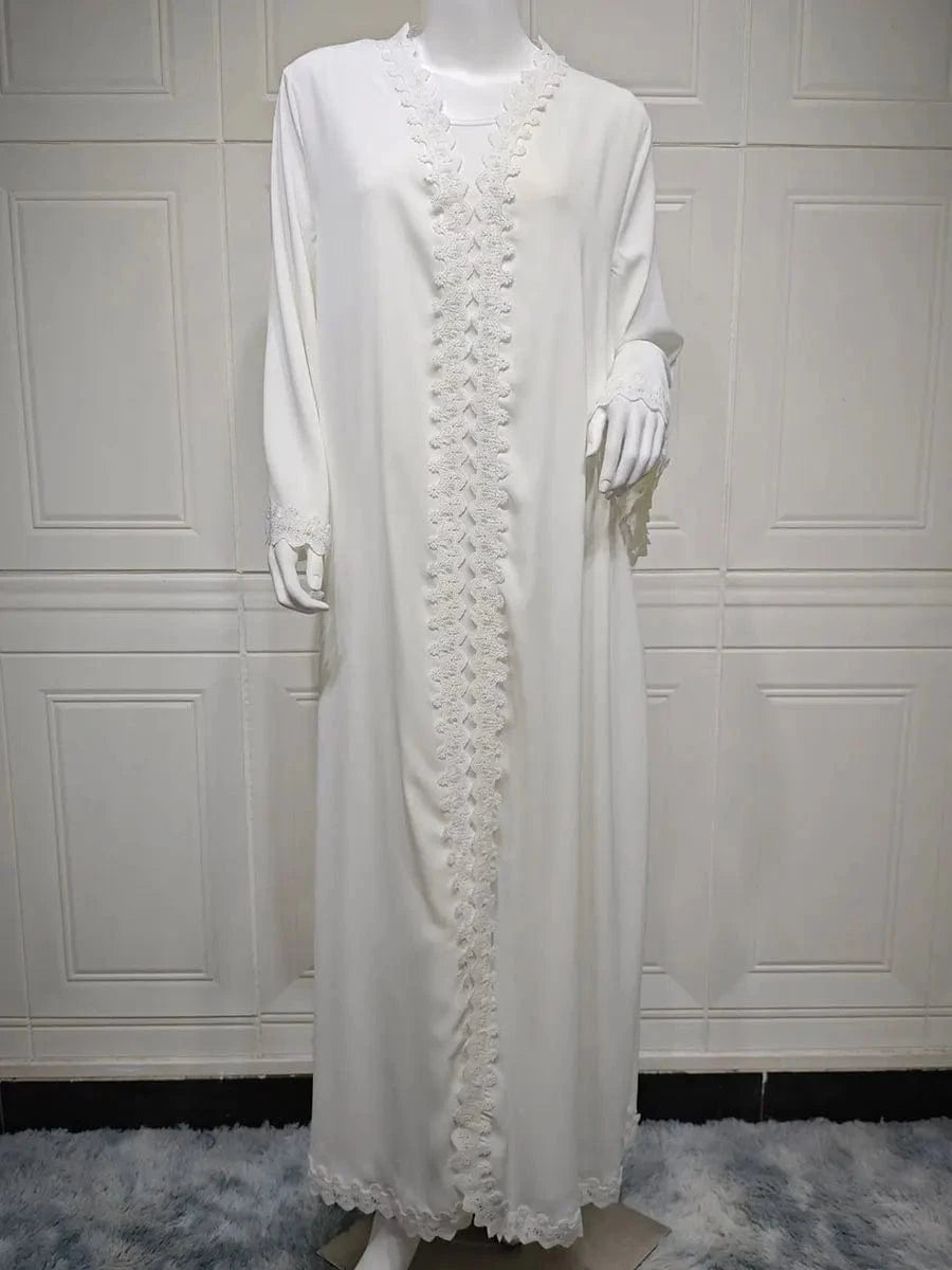 Long Kaftan White