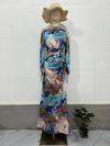 Pleated Kaftan Dress