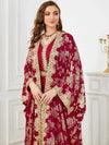 Red Kaftan Dress
