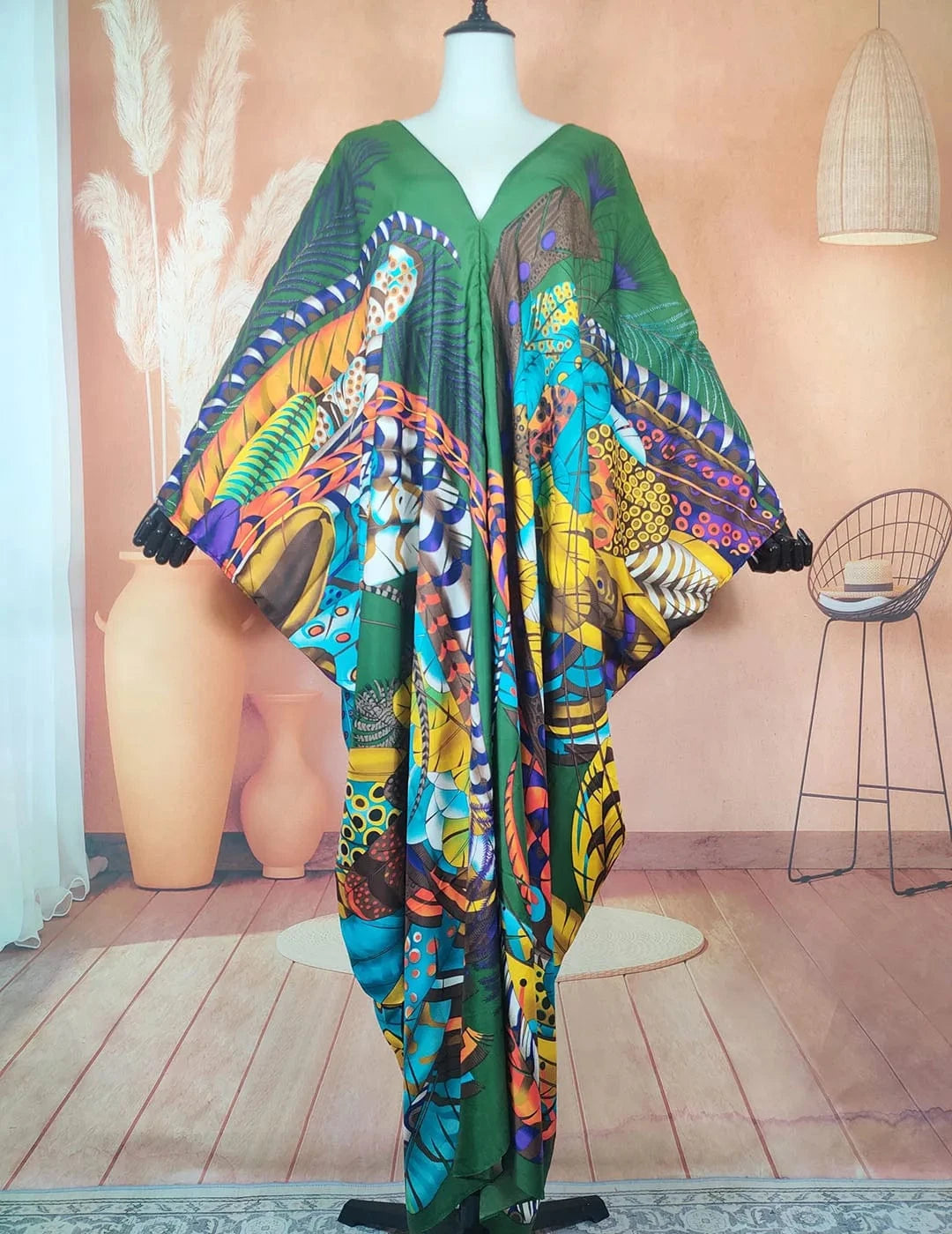 Silk Maxi Kaftan