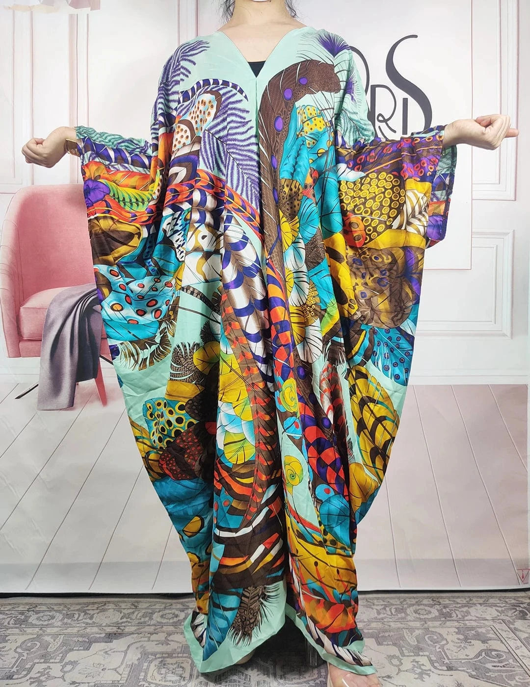 Silk Maxi Kaftan